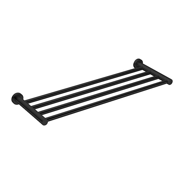 Mecca Matte Black Towel Rack