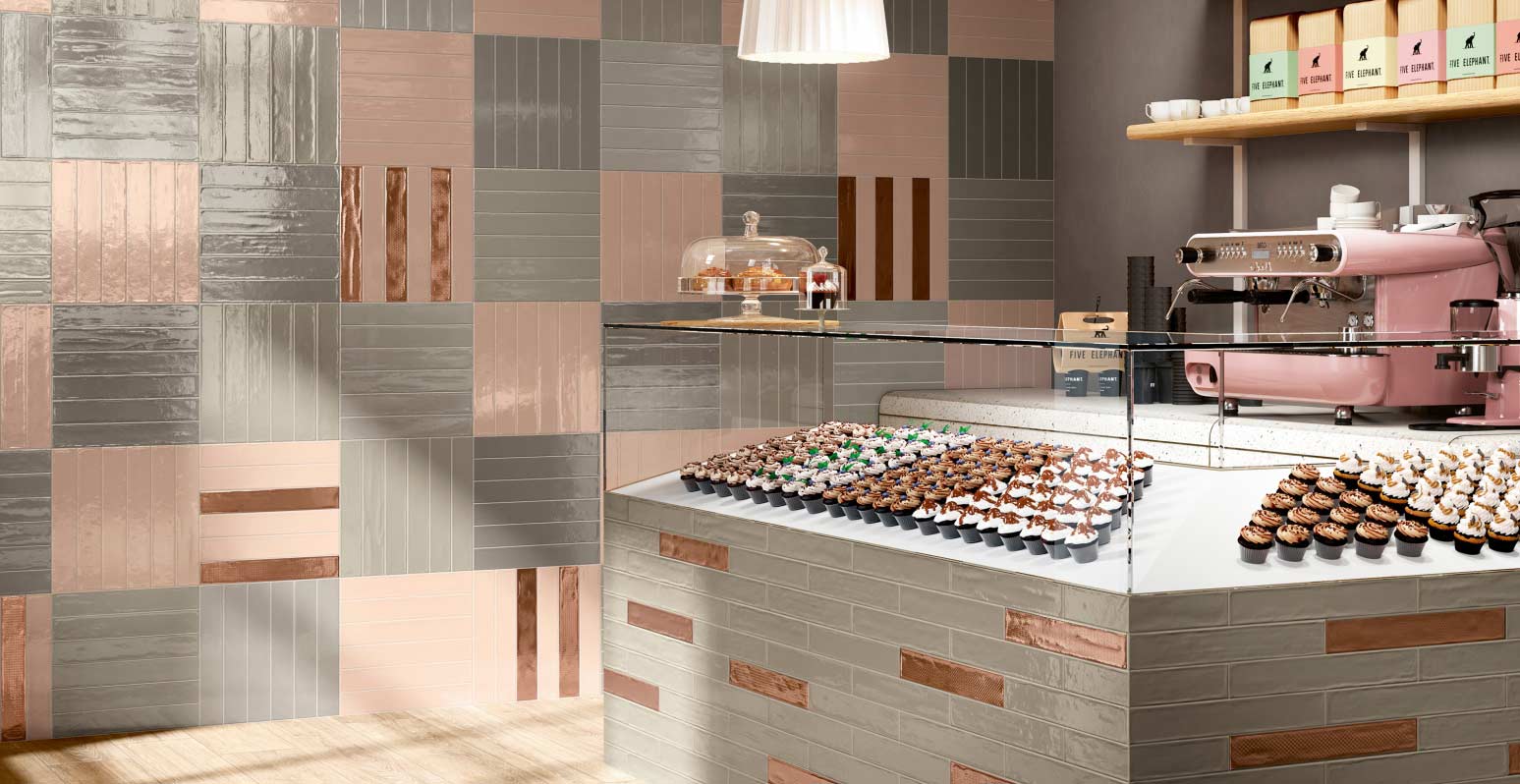 New York - ceramica living mock up