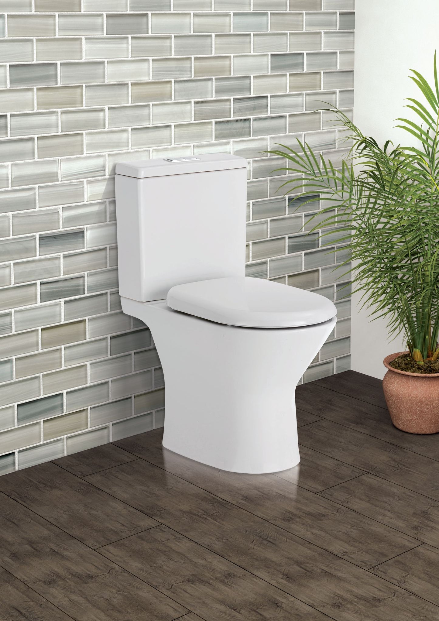 Chica Close-Coupled Toilet Suite (P-Trap)