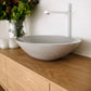 Oval Vessel Basin - ceramica living mock up