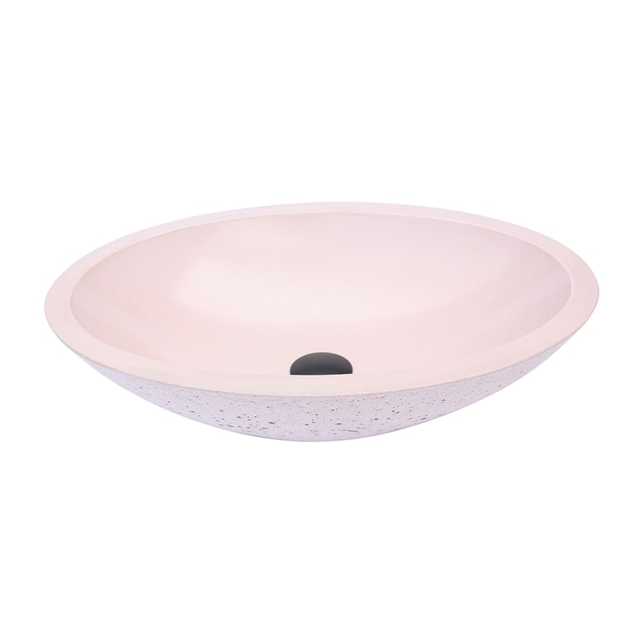 Oval Vessel Basin - ceramica living mock up