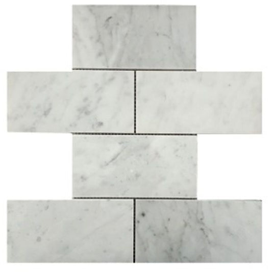 Polished Italian Carrara Brick 75x150x10