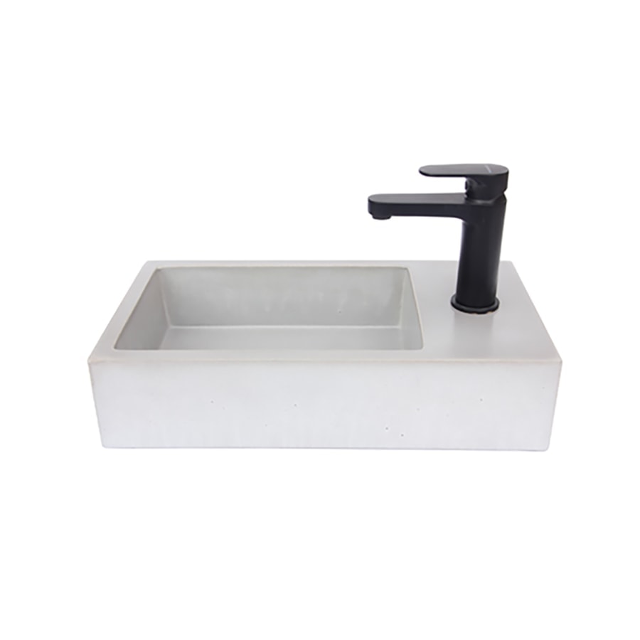 Powder Room Petite Vessel Basin - ceramica living mock up