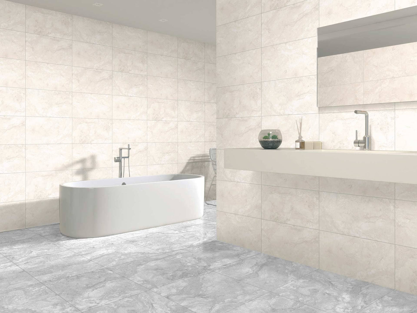 Roman Stone - ceramica living mock up