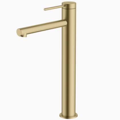 Venice Classic Gold Straight Tower Basin Mixer